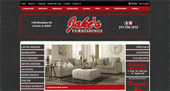 Desktop Screenshot of jakesfurnishings.com